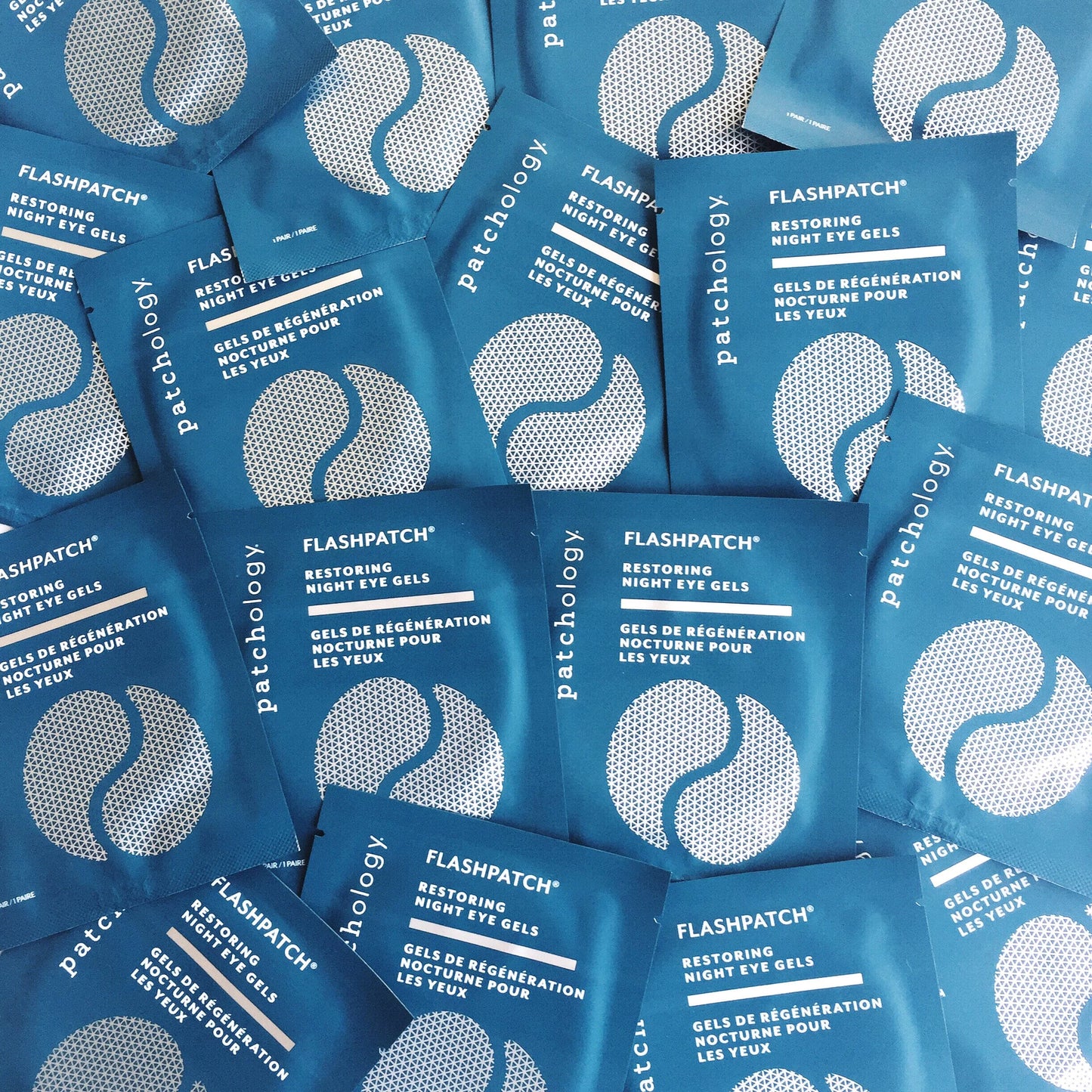 Flashpatch Restoring Night under Eye Face Mask Gels, Single Pack