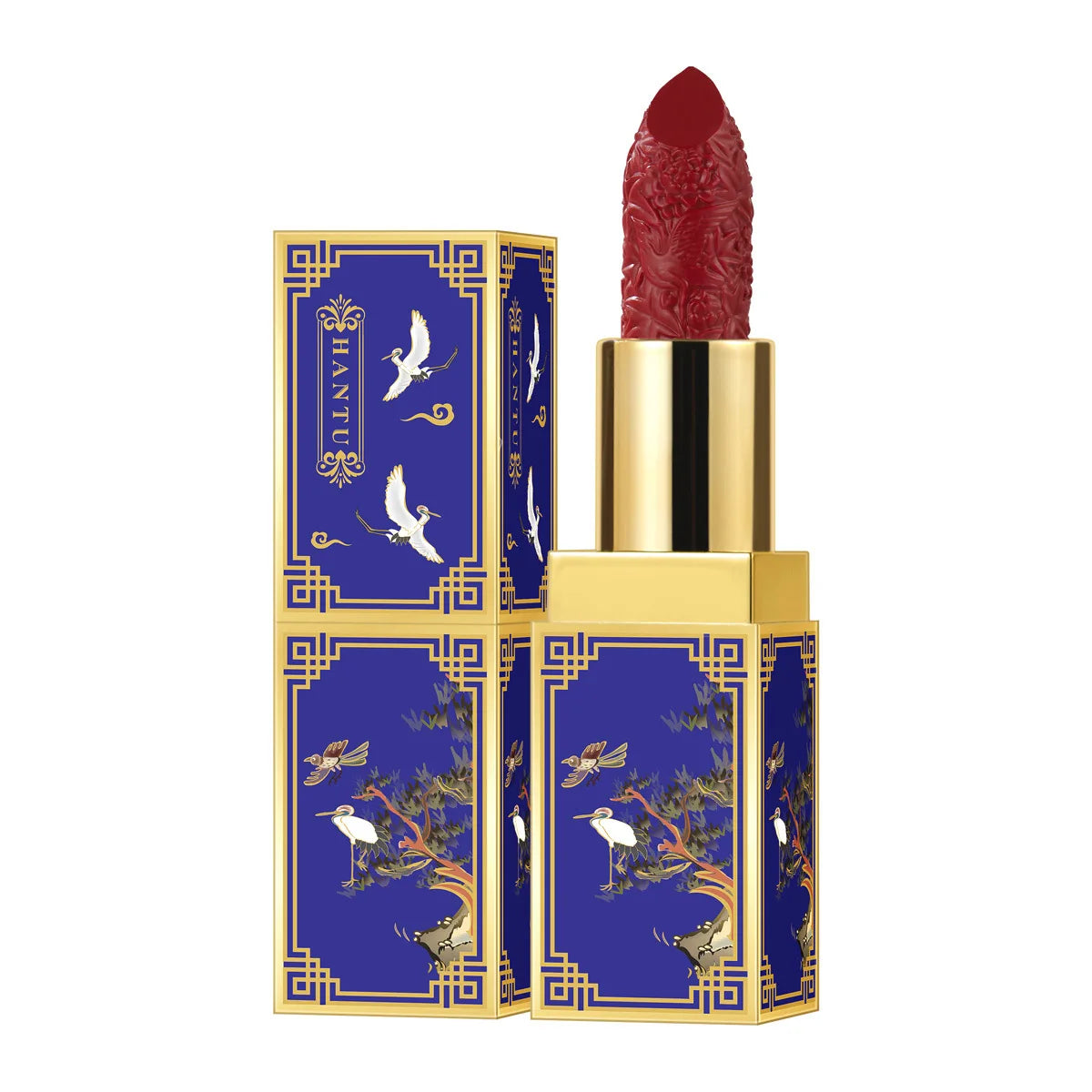 Antiquity Lipstick Chinese Style Water Proof Makeup Not Easy to Decolorize Vintage Lipstick Cosmetic