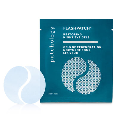 Flashpatch Restoring Night under Eye Face Mask Gels, Single Pack