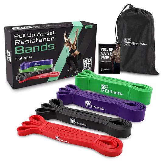 Resistance Bands Pull up Assist Bands Stretching Powerlifting Set of 4